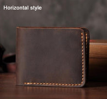 Handmade Vintage Leather Wallet Men