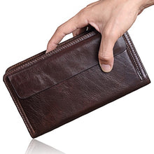 Cowhide Leather Men Clutch Wallet