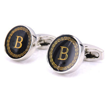 The English alphabet Cuff Links Men