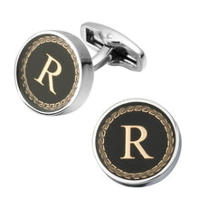 The English alphabet Cuff Links Men
