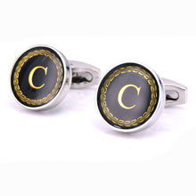 The English alphabet Cuff Links Men