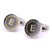 The English alphabet Cuff Links Men