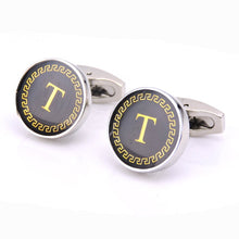 The English alphabet Cuff Links Men