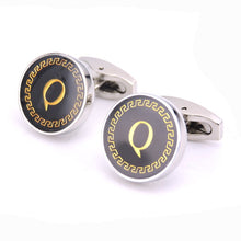 The English alphabet Cuff Links Men