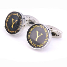 The English alphabet Cuff Links Men