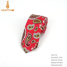 Cotton Men's Paisley Print Neck Ties