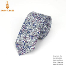 Cotton Men's Paisley Print Neck Ties