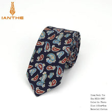 Cotton Men's Paisley Print Neck Ties