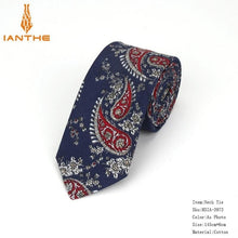 Cotton Men's Paisley Print Neck Ties