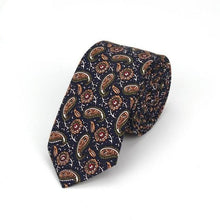 Cotton Men's Paisley Print Neck Ties