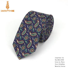 Cotton Men's Paisley Print Neck Ties