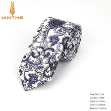 Cotton Men's Paisley Print Neck Ties