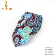 Cotton Men's Paisley Print Neck Ties