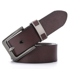 Leather Belt Alloy Buckle Men