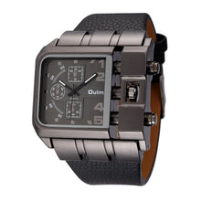 Square Dial Wide Strap Men's Watch