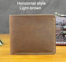 Handmade Vintage Leather Wallet Men