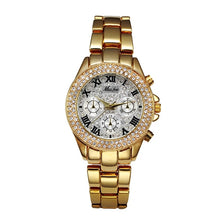 Roman Numerals Gold Watch Men