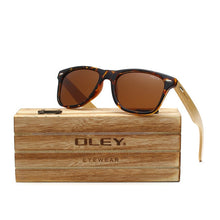 Bamboo Leg Polarized Sunglasses Men