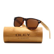 Bamboo Leg Polarized Sunglasses Men