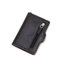 Leather Vintage Black Wallet Men