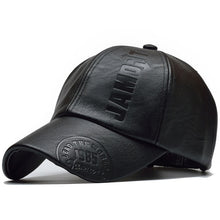 PU Leather Baseball Cap Men