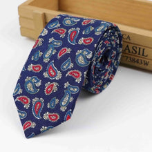 Cotton Flower Tie Classical Necktie