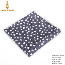 Floral Printed Soft Handkerchief Pocket Square