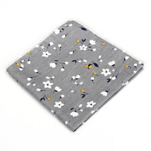 Floral Printed Soft Handkerchief Pocket Square