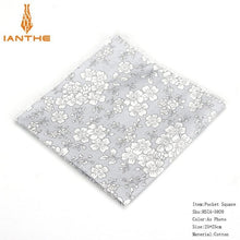 Floral Printed Soft Handkerchief Pocket Square