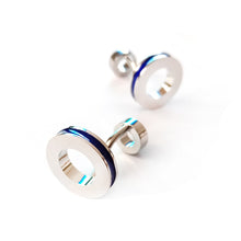 Double Headed Circular Cufflinks Men